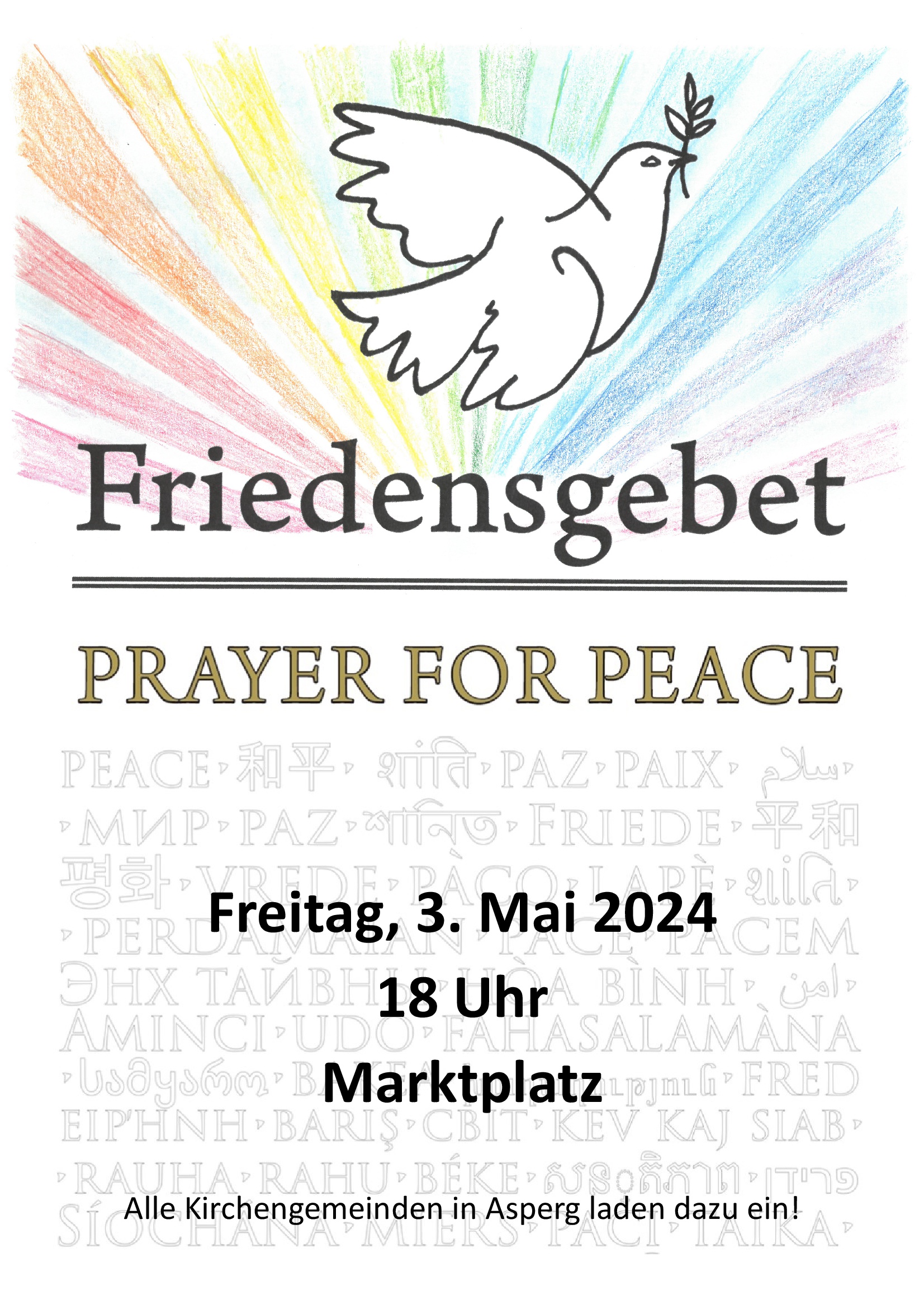 2024 05 Plakat Friedensgebet V1